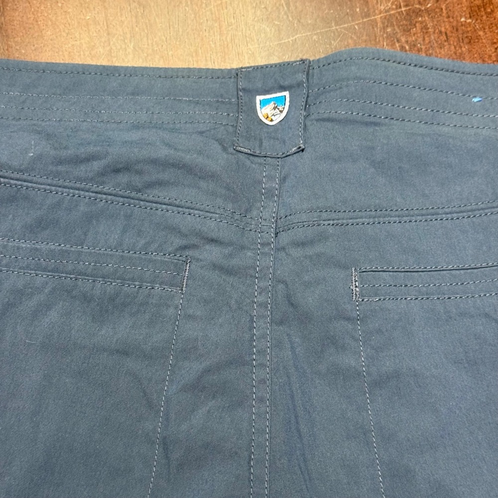 KUHL Legendary Splash Straight Leg Pants Women 10 Gray Blue Hiking Utility 6279 - Picture 11 of 15